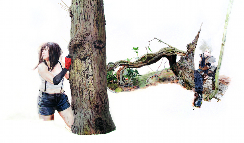 Tifa & Cloud