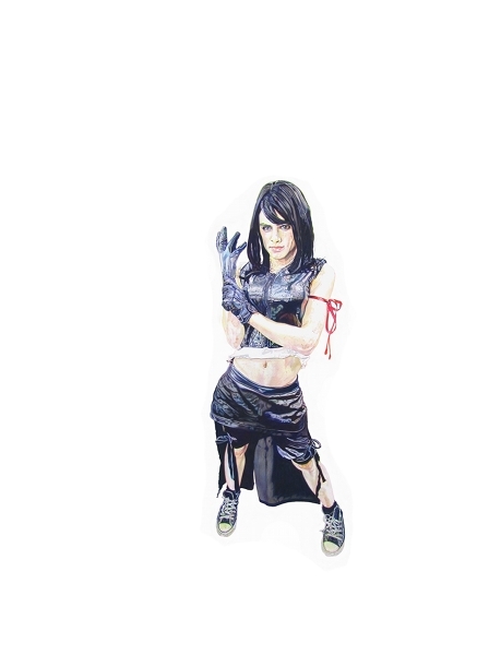 Daryl as Tifa Lockhart